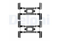 Accessory set, disc brake pad