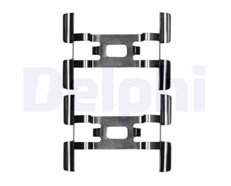 Accessory set, disc brake pad