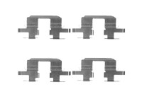 Accessory set, disc brake pad