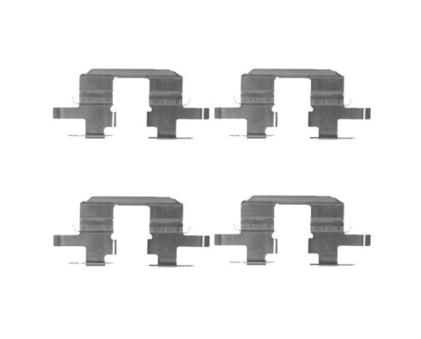 Accessory set, disc brake pad