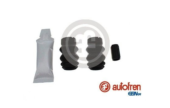 Brake caliper guide, axle housing