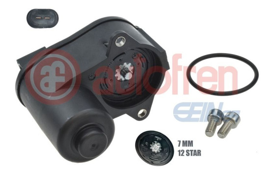 Control element, parking brake, caliper caliper