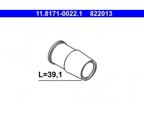 Guide Sleeve, brake caliper, Image 2