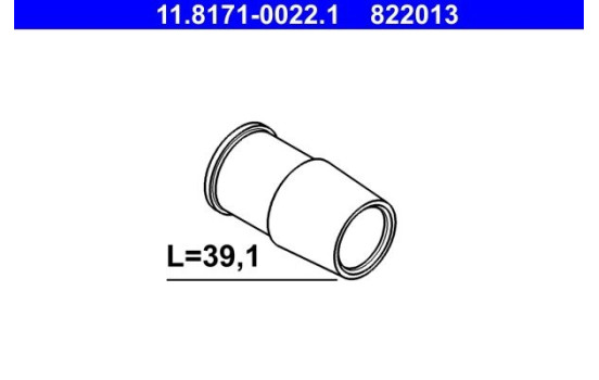 Guide Sleeve, brake caliper, Image 2