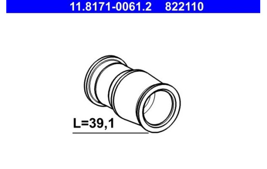 Guide sleeve, brake caliper