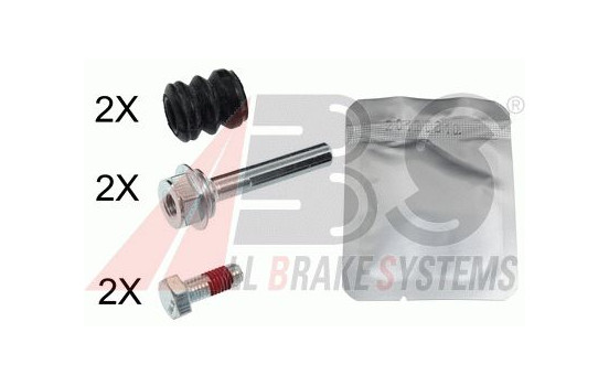 Guide Sleeve Kit, brake caliper 55001 ABS, Image 2
