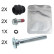 Guide Sleeve Kit, brake caliper 55075 ABS