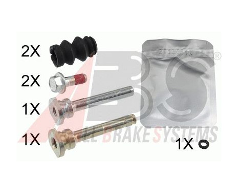 Guide Sleeve Kit, brake caliper 55110 ABS, Image 2