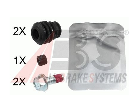 Guide Sleeve Kit, brake caliper 55117 ABS, Image 2