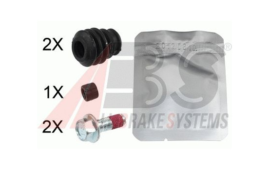 Guide Sleeve Kit, brake caliper 55117 ABS, Image 2