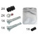 Guide Sleeve Kit, brake caliper 55125 ABS