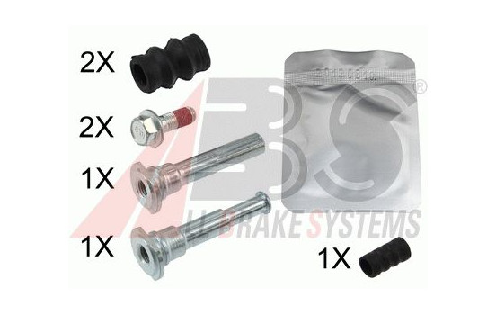 Guide Sleeve Kit, brake caliper 55125 ABS, Image 2