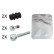 Guide Sleeve Kit, brake caliper 55170 ABS