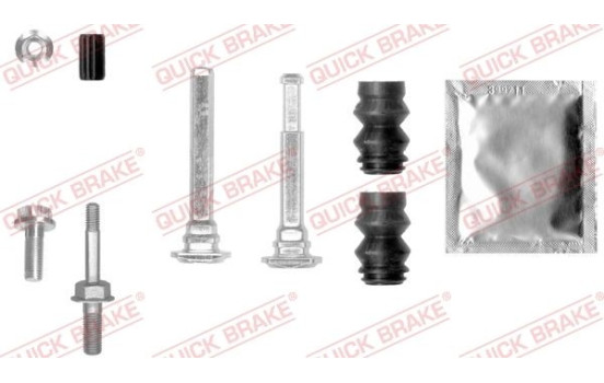 Guide sleeve set, brake caliper