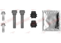 Guide sleeve set, brake caliper