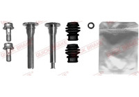 Guide sleeve set, brake caliper