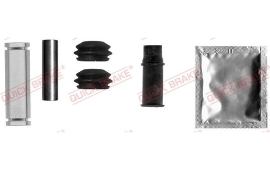 Guide sleeve set, brake caliper
