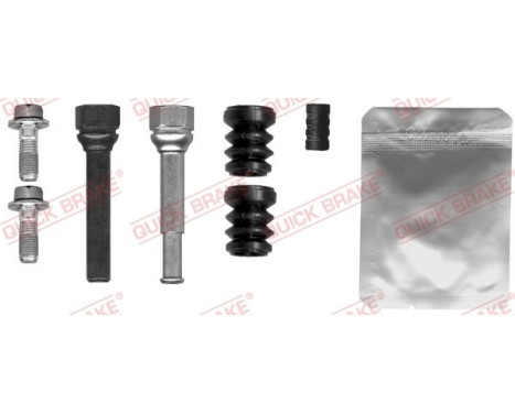 Guide sleeve set, brake caliper