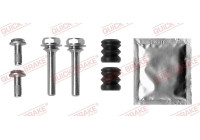 Guide sleeve set, brake caliper