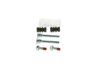 Guide sleeve set, brake caliper