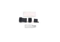 Guide sleeve set, brake caliper