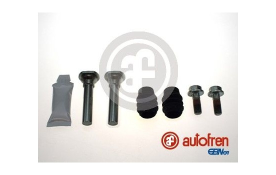 Guide sleeve set, brake caliper