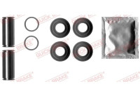 Guide sleeve set, brake caliper
