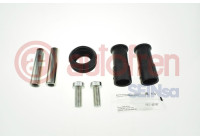 Guide sleeve set, brake caliper