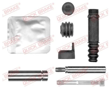Guide sleeve set, brake caliper