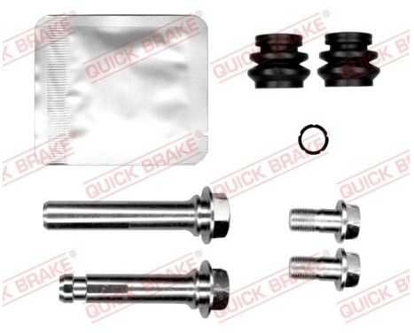Guide sleeve set, brake caliper