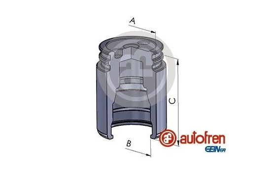 Piston, brake caliper