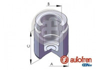 Piston, brake caliper