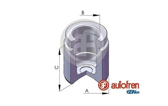 Piston, brake caliper