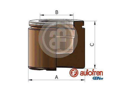 Piston, brake caliper