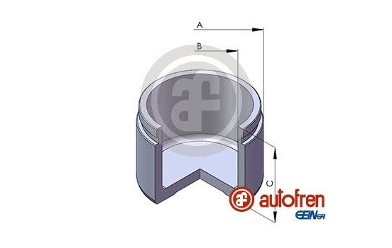 Piston, brake caliper