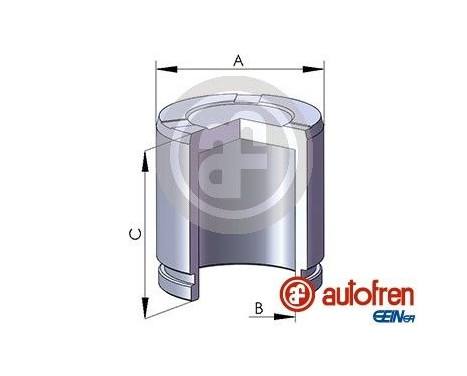 Piston, brake caliper