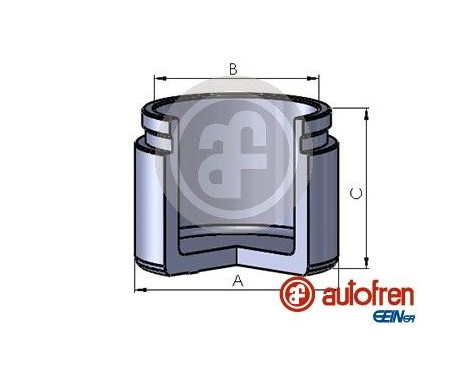 Piston, brake caliper