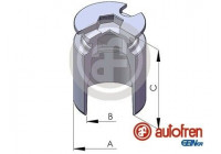 Piston, brake caliper