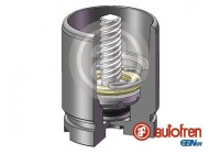 Piston, brake caliper