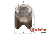Piston, brake caliper
