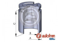 Piston, brake caliper