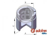 Piston, brake caliper