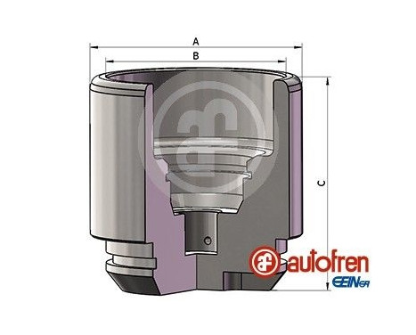 Piston, brake caliper