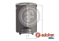 Piston, brake caliper