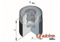 Piston, brake caliper