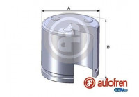 Piston, brake caliper