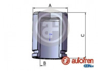 Piston, brake caliper