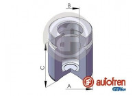 Piston, brake caliper