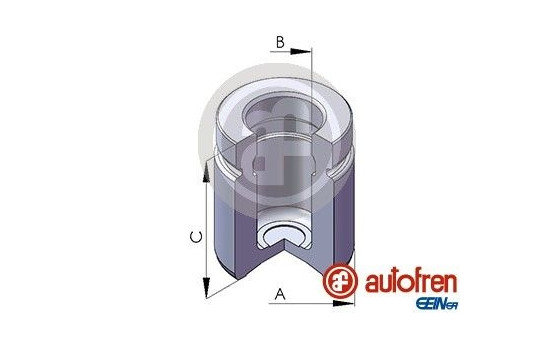 Piston, brake caliper