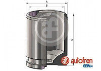 Piston, brake caliper